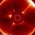 Latest LASCO C2 image of the Sun