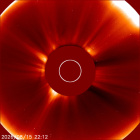 Latest LASCO C2 image of the Sun