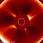 Latest LASCO C2 image of the Sun