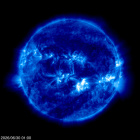 Click for time-lapse image of the sun