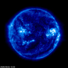 Click for time-lapse image of the sun